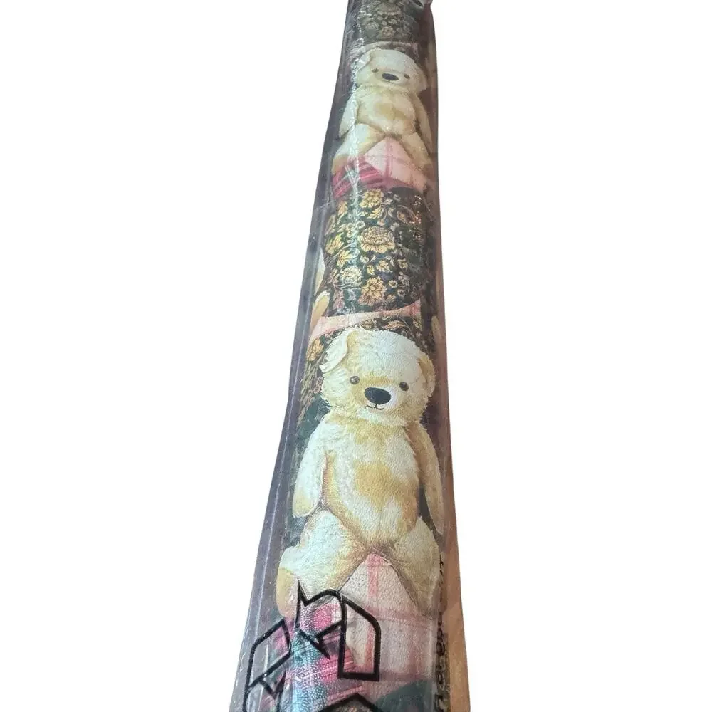 Vintage‎ Sally Foster “Teddy Bears” Wrapping Paper Nursery Craft Duncan SC READ